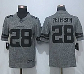 Nike Limited Minnesota Vikings #28 Peterson Men's Stitched Gridiron Gray Jerseys,baseball caps,new era cap wholesale,wholesale hats